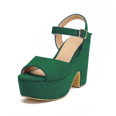 Zavando – Trendige Sandalen mit Blockabsatz
