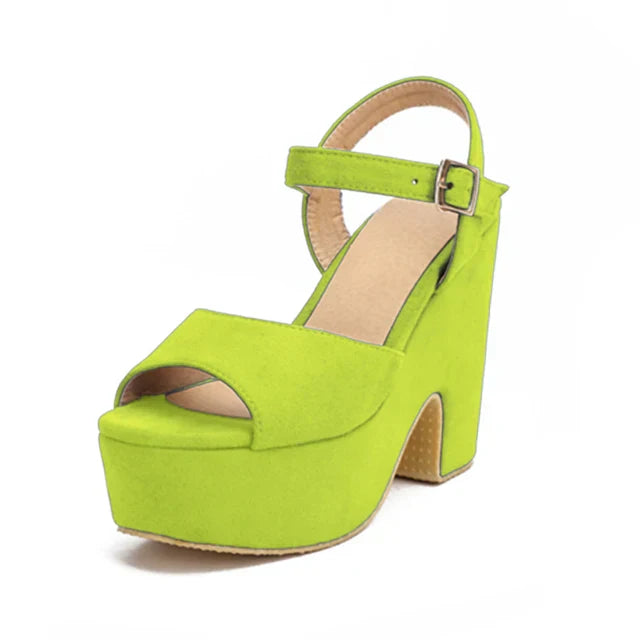Zavando – Trendige Sandalen mit Blockabsatz