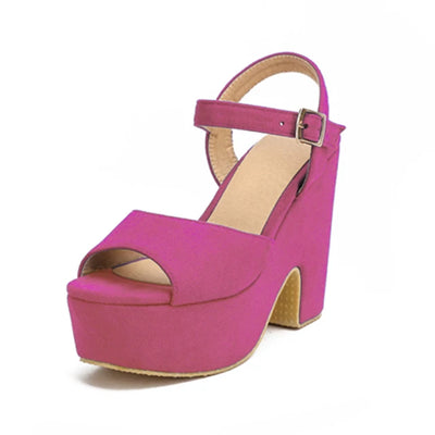 Zavando – Trendige Sandalen mit Blockabsatz