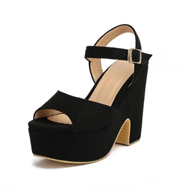 Zavando – Trendige Sandalen mit Blockabsatz