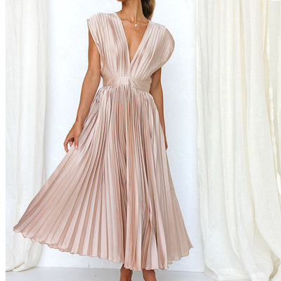 Zavando – Sommerkleid mit V-Ausschnitt