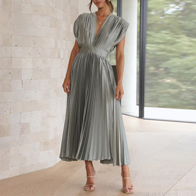 Zavando – Sommerkleid mit V-Ausschnitt