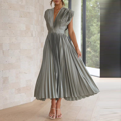 Zavando – Sommerkleid mit V-Ausschnitt