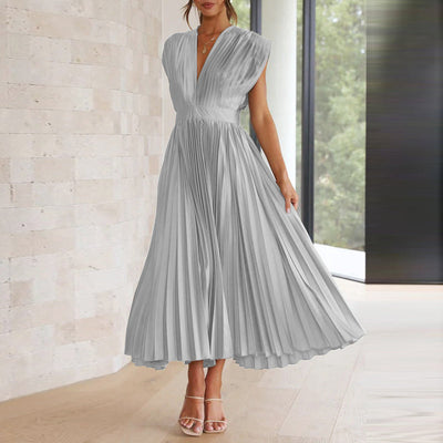 Zavando – Sommerkleid mit V-Ausschnitt