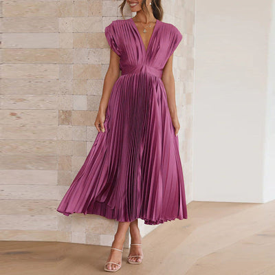 Zavando – Sommerkleid mit V-Ausschnitt