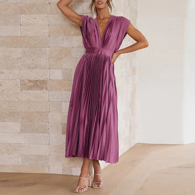 Zavando – Sommerkleid mit V-Ausschnitt