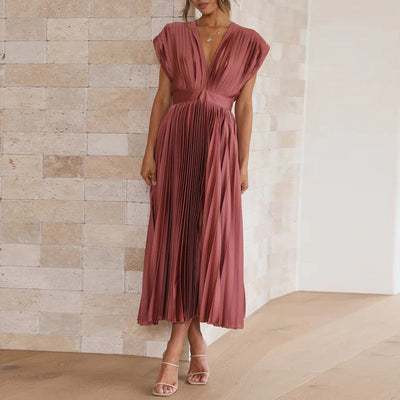 Zavando – Sommerkleid mit V-Ausschnitt