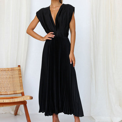 Zavando – Sommerkleid mit V-Ausschnitt