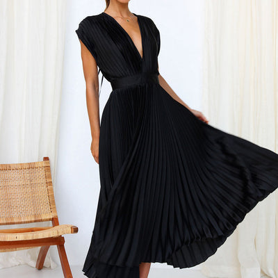 Zavando – Sommerkleid mit V-Ausschnitt