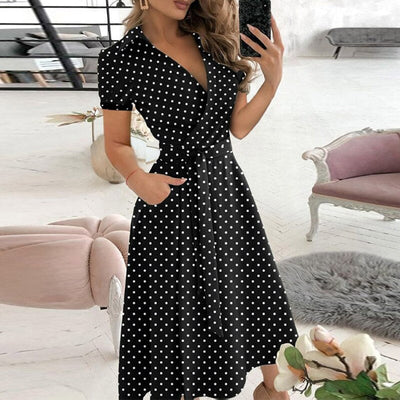 Zavando – Bindegürtel Damen Kleid