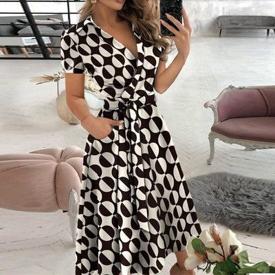 Zavando – Bindegürtel Damen Kleid