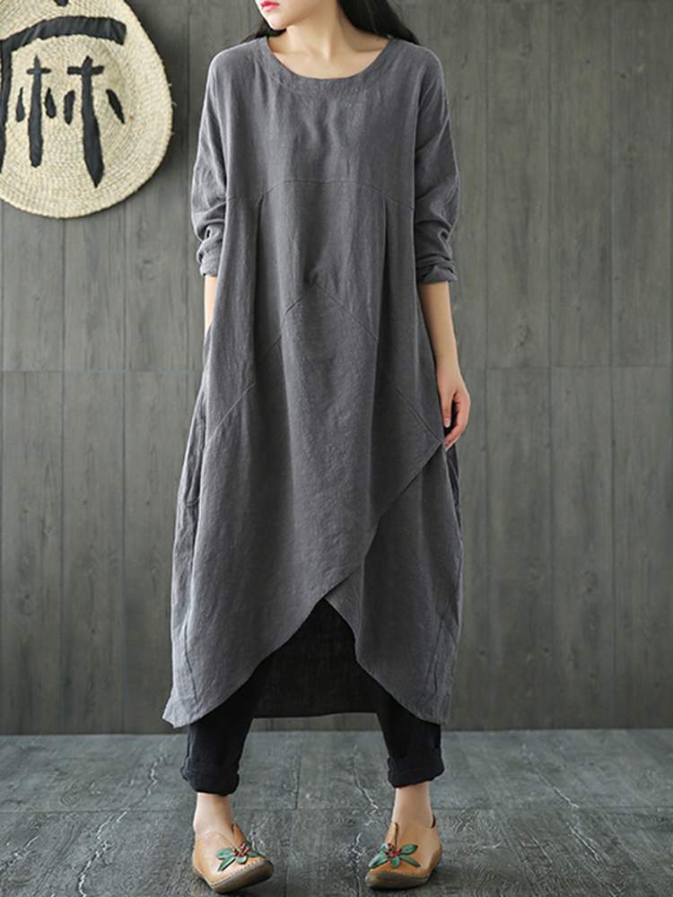 Zavando – Langärmliges Damenkleid