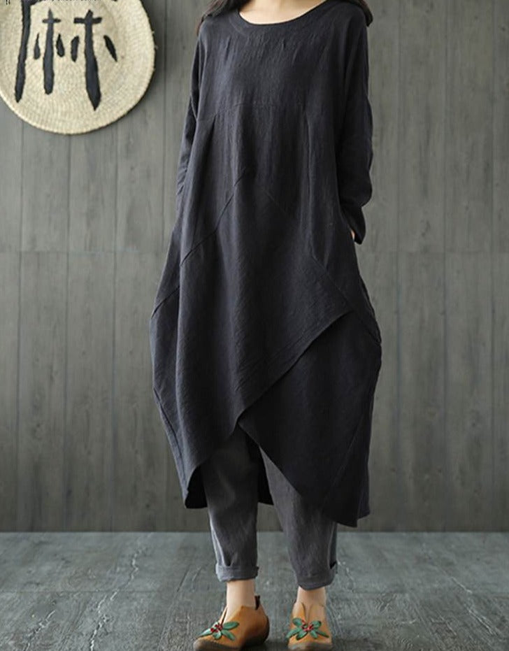 Zavando – Langärmliges Damenkleid