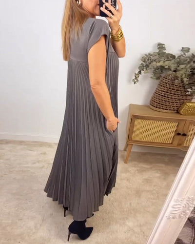Zavando - Ärmelloses plissiertes Kleid