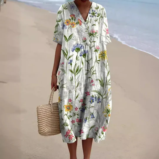 Floral weiß