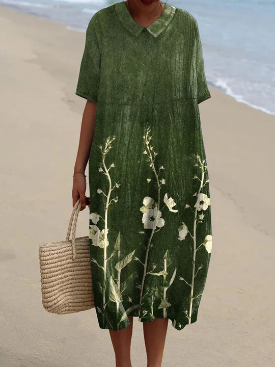 Zavando - Sommerkleid Mit Blumenmuster