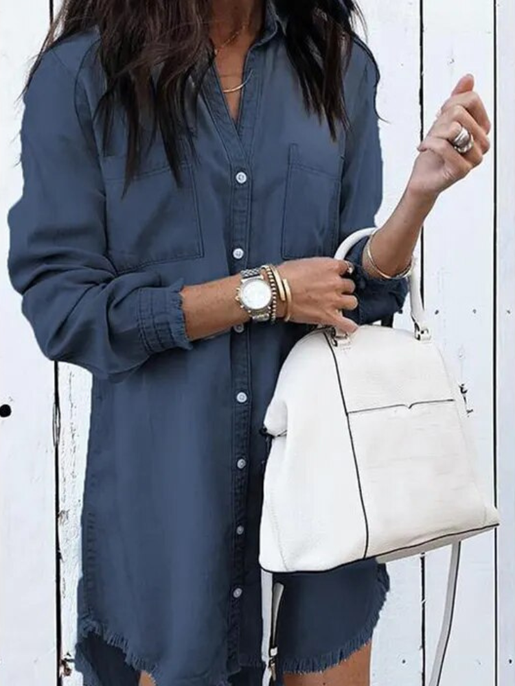 Zavando – Y2K Denim-Kleid für Trendbewusste Styles
