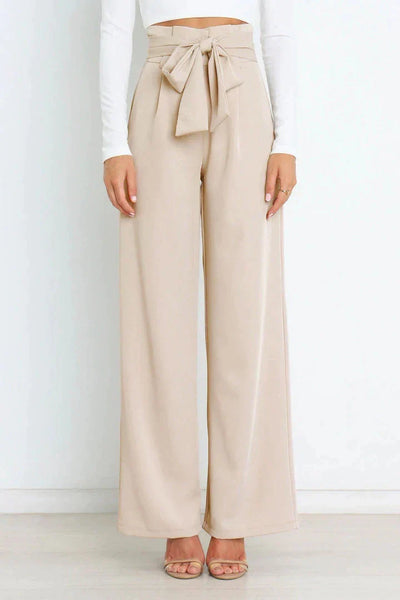 Zavando - Elegante Damenhose mit weitem Bein