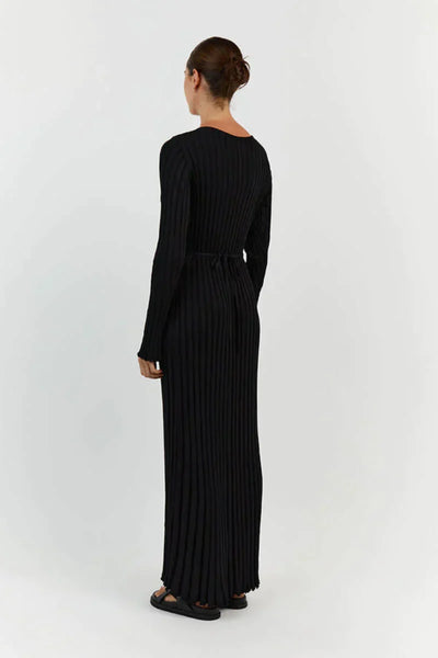 Zavando – Langärmeliges Strickkleid für Gemütliche Eleganz