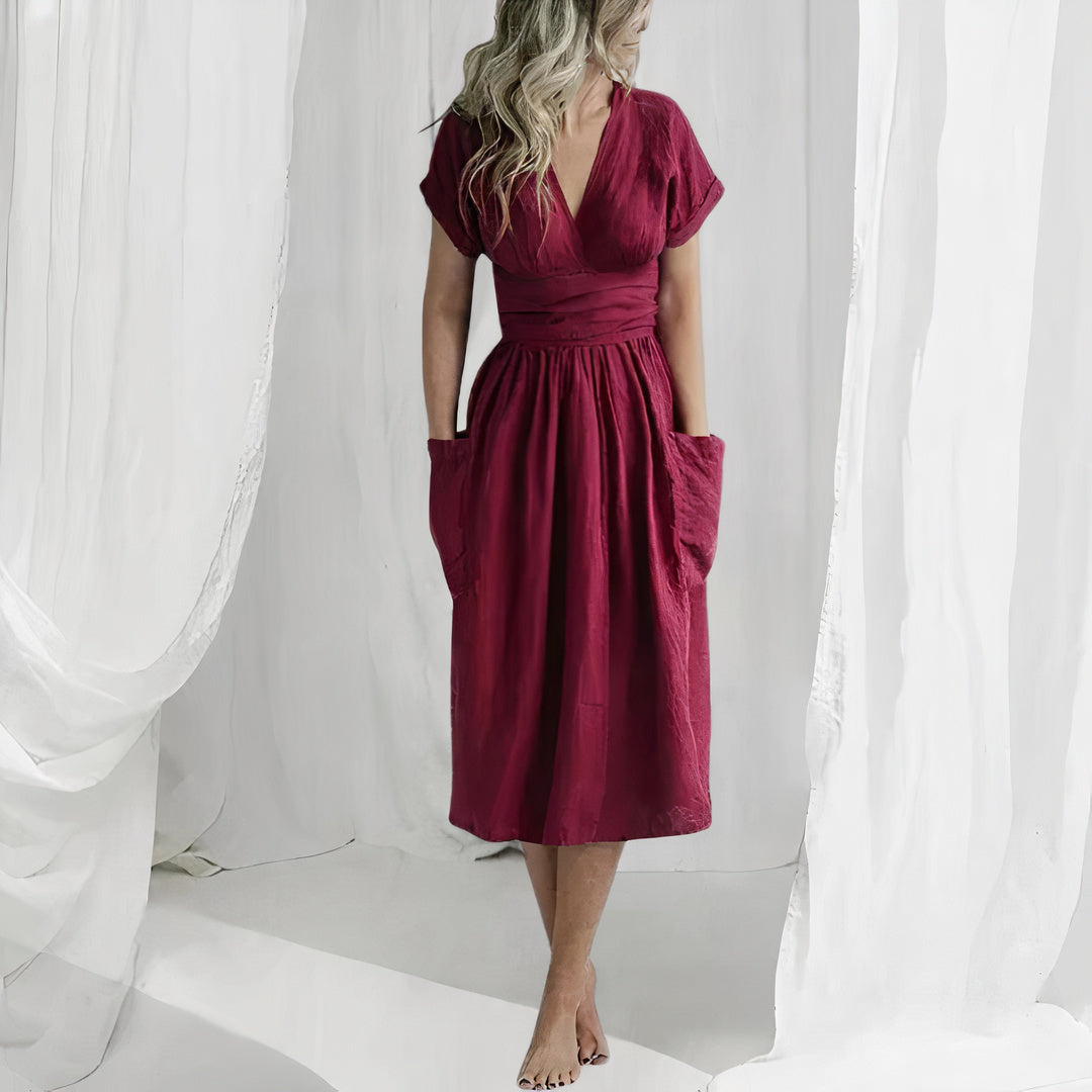 Zavando – Elegantes Wickelkleid