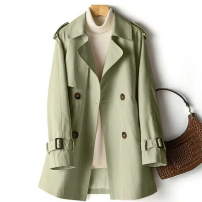Zweireihiger Trenchcoat für Damen
