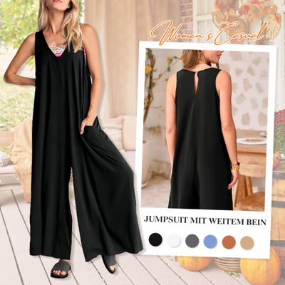 Zavando - Unser klassischer V-Ausschnitt-Jumpsuit