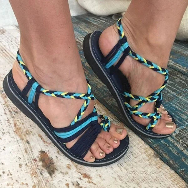 Zavando – Stilvolle Sandalen mit gewebten Riemen