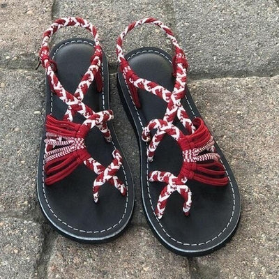 Zavando – Stilvolle Sandalen mit gewebten Riemen