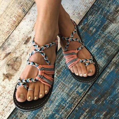 Zavando – Stilvolle Sandalen mit gewebten Riemen
