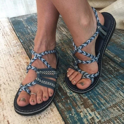Zavando – Stilvolle Sandalen mit gewebten Riemen