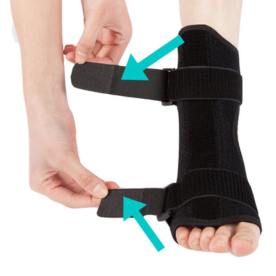 Dorsale Nachtschiene gegen Plantarfasziitis – AFO-Orthopädie-Bandage für Fallfuß zur Linderung von Fersenschmerzen