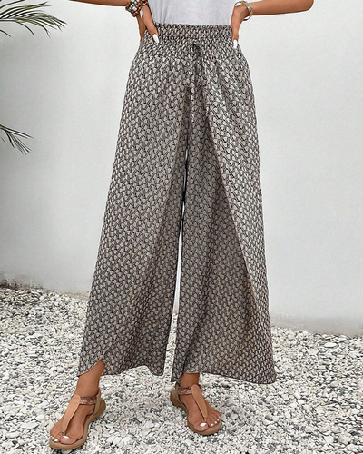 Zavando- Stylische Hose mit weitem Bein