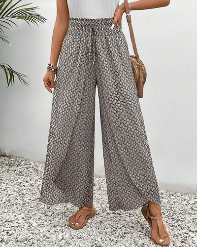 Zavando- Stylische Hose mit weitem Bein