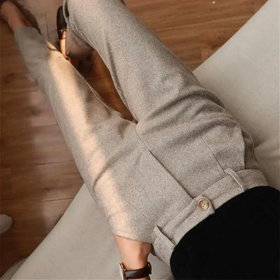 Zavando- Elegante Getailleerde Broek