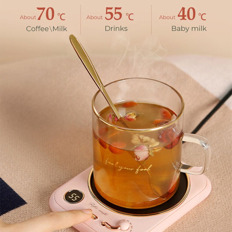 Retro Kaffeetassenwärmer mit Timer Kaffeetasse