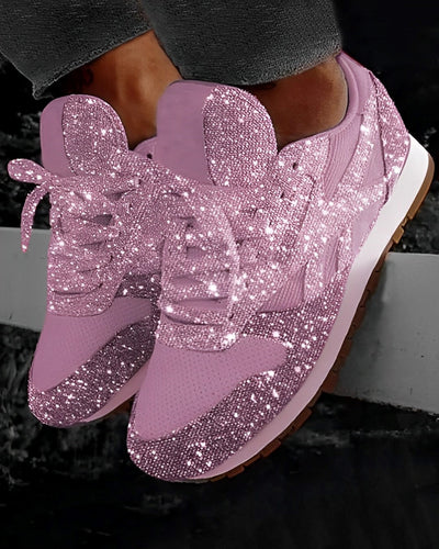 Zavando - Glitzernde Muffin-Turnschuhe