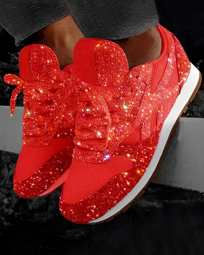 Zavando - Glitzernde Muffin-Turnschuhe