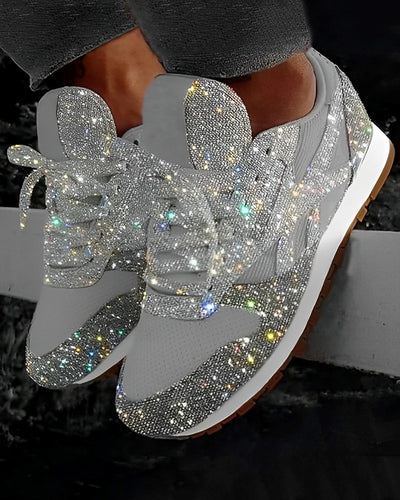 Zavando - Glitzernde Muffin-Turnschuhe