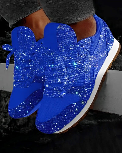 Zavando - Glitzernde Muffin-Turnschuhe