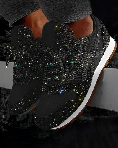 Zavando - Glitzernde Muffin-Turnschuhe