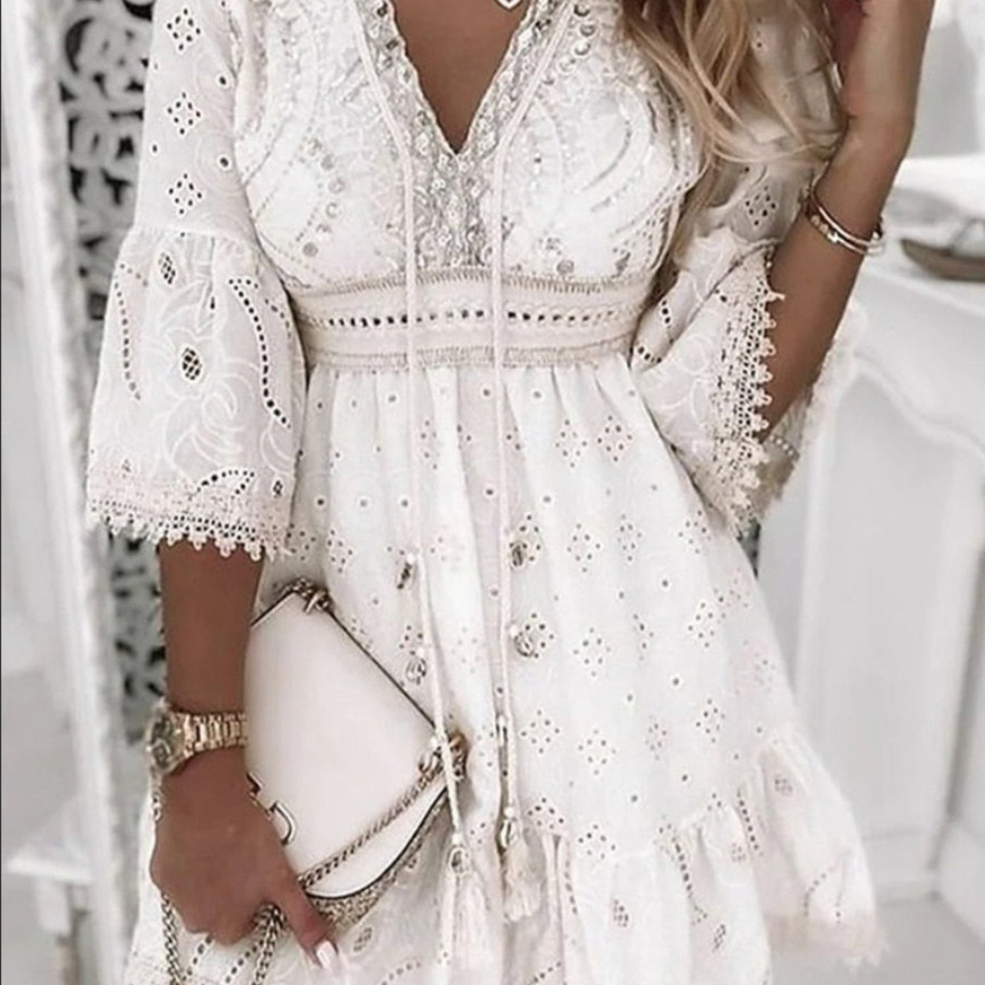 Zavando- Kleid Atmungsaktiv