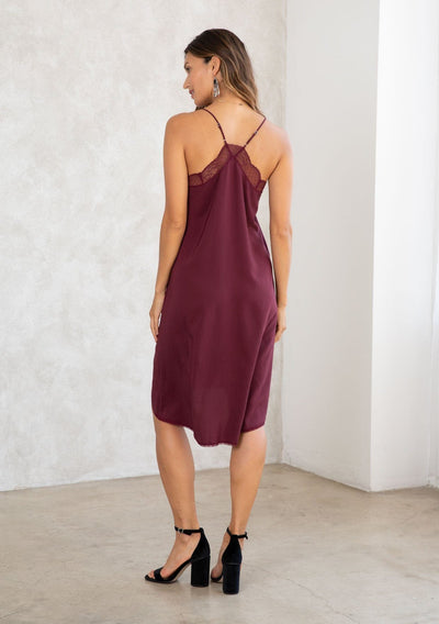 Zavando - Spitzen Slip Kleid
