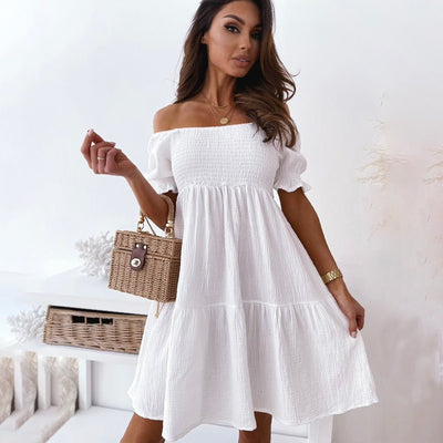 Zavando- Sommerkleid Off Shoulder