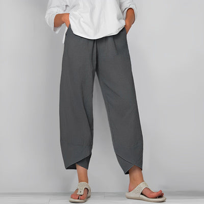 Zavando - Lässige Leinenhose für Frauen