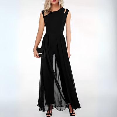 Ärmelloser Jumpsuit Mit Weitem Bein Für Damen | Sommer