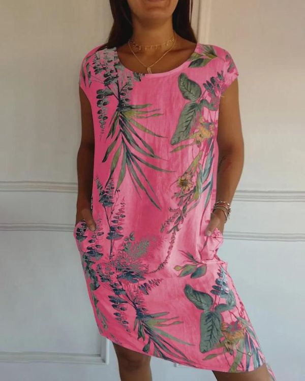 Zavando - Sommerkleid aus Baumwolle-Leinen