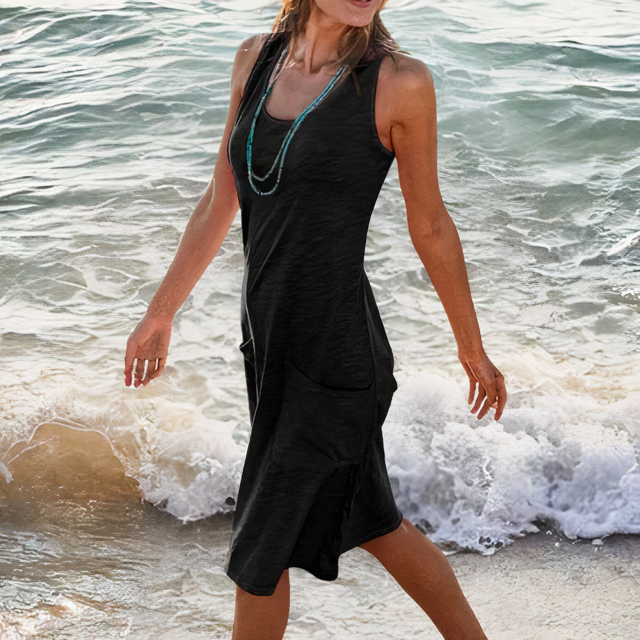 Zavando - Sommerkleid aus Baumwolle und Leinen