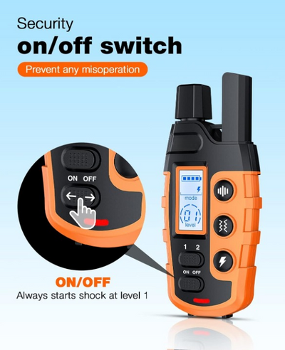 K9 MeisterTrainer Hunde Trainingshalsband | Einstellbare Vibration und Stromimpuls