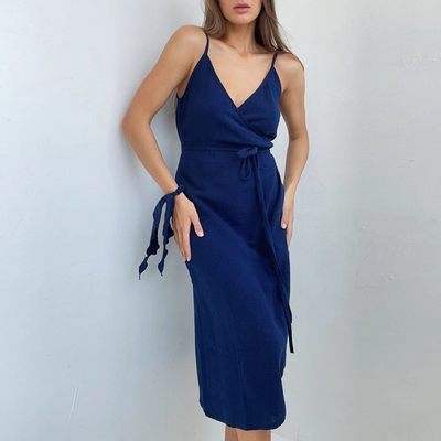 Zavando - Elegantes Sommerkleid aus Leinen