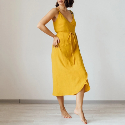 Zavando - Elegantes Sommerkleid aus Leinen